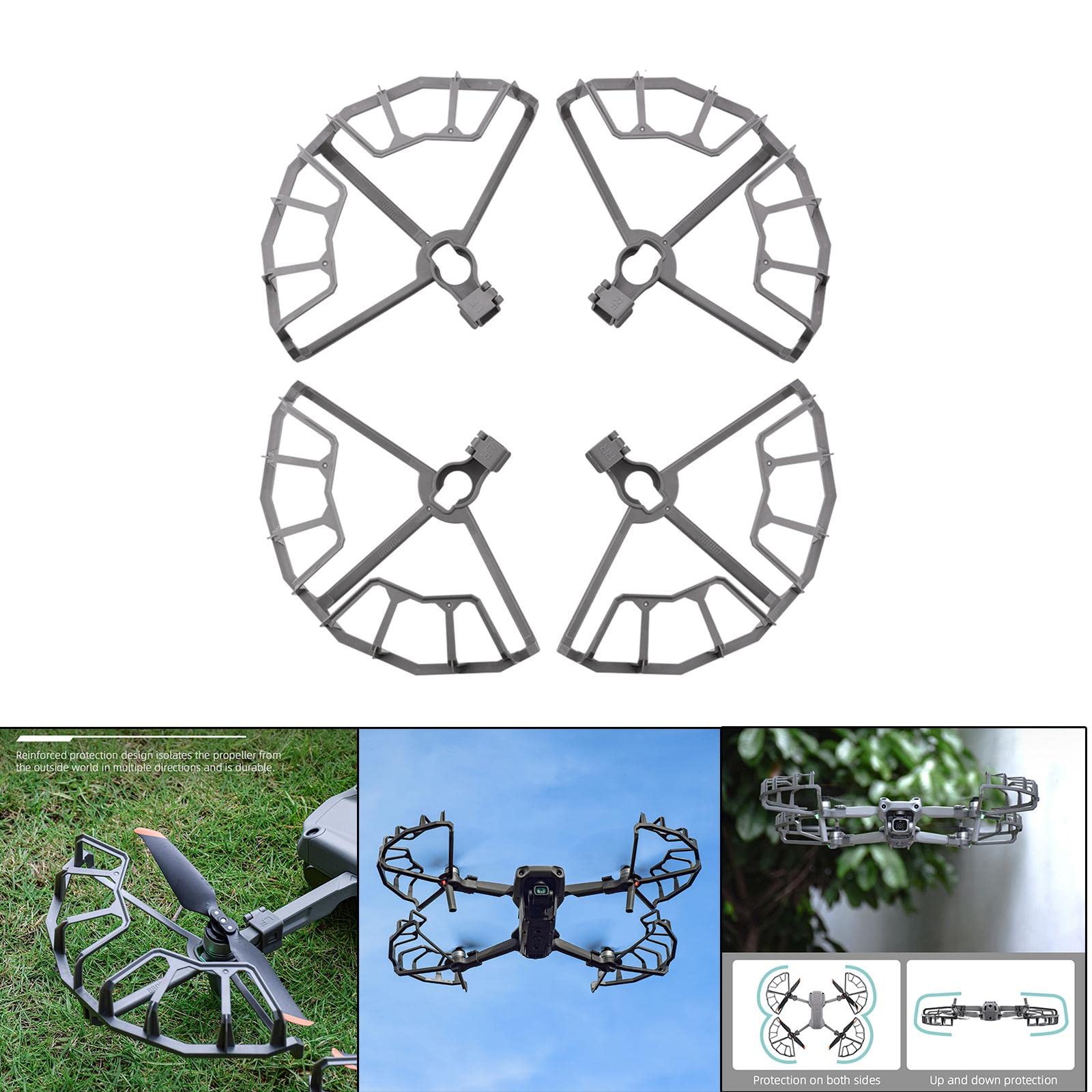 Amazon.co.jp: PEWETE 4個のプロペラガード、DJI Mavic Air 2 / AIR2S